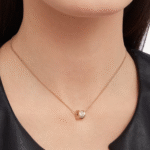 Zeistia x  B.zero1 necklace,925 Silver,18k Gold Plated, Spiral pavé zircon - Image 15