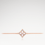 Color Blossom Star Bracelet, Plated With 18k Rose Gold, White Mother-of-Pearl