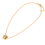 Zeistia x  B.zero1 necklace,925 Silver,18k Gold Plated, Pendant edge set with zircons - Image 12