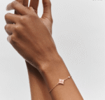 Color Blossom Star Bracelet, Plated With 18k Rose Gold, Pink Mother-of-Pearl, And Zircon - Image 3