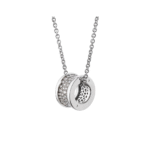 Zeistia x  B.zero1 necklace,925 Silver,18k Gold Plated, Spiral pavé zircon - Image 7