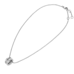 Zeistia x  B.zero1 necklace,925 Silver,18k Gold Plated, Pendant edge set with zircons - Image 18